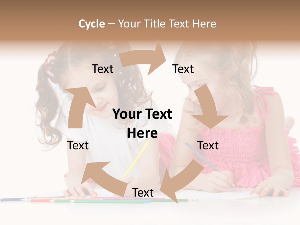 Child Joy Crayon PowerPoint Template