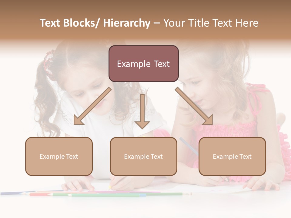 Child Joy Crayon PowerPoint Template