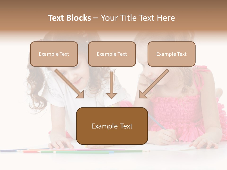 Child Joy Crayon PowerPoint Template