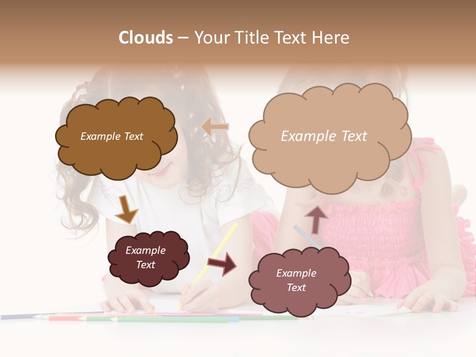 Child Joy Crayon PowerPoint Template