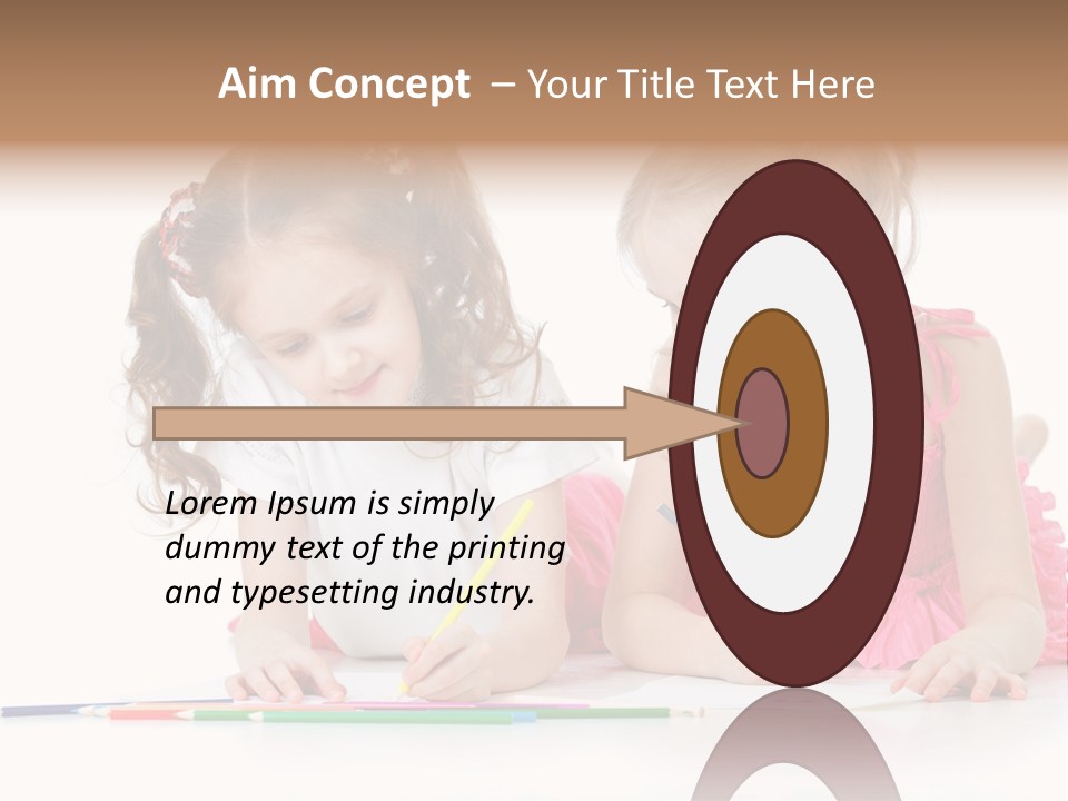 Child Joy Crayon PowerPoint Template