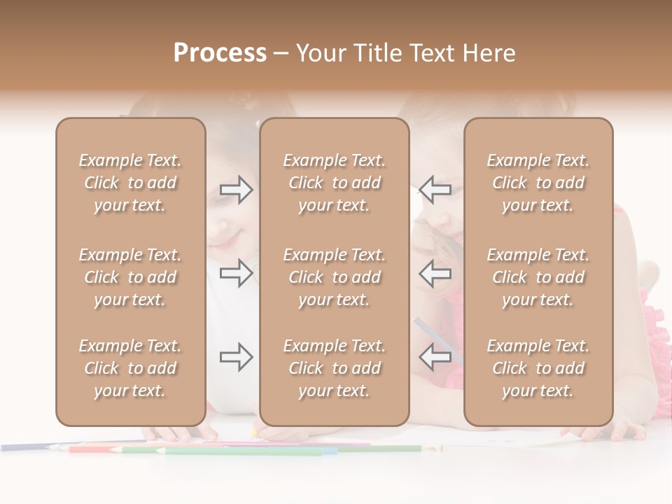 Child Joy Crayon PowerPoint Template