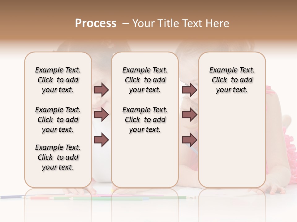 Child Joy Crayon PowerPoint Template