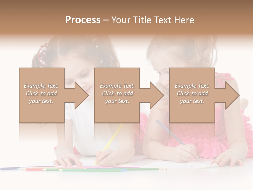 Child Joy Crayon PowerPoint Template