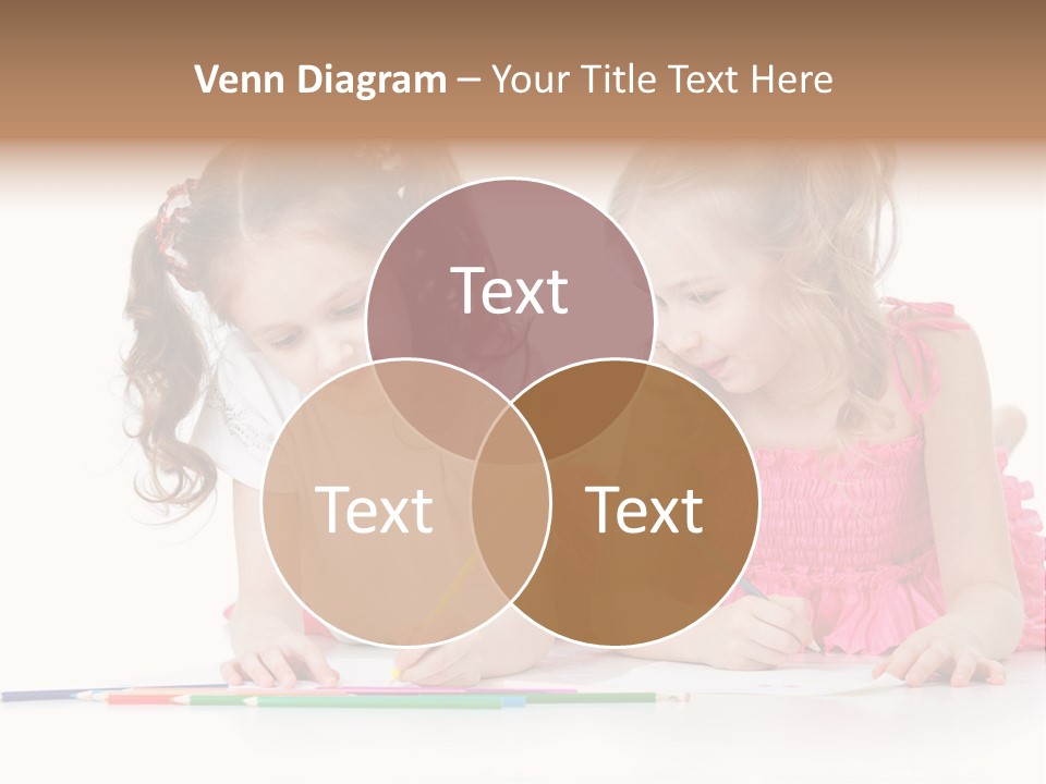 Child Joy Crayon PowerPoint Template