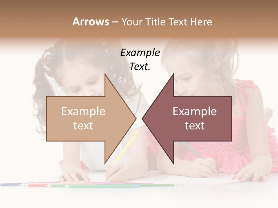 Child Joy Crayon PowerPoint Template