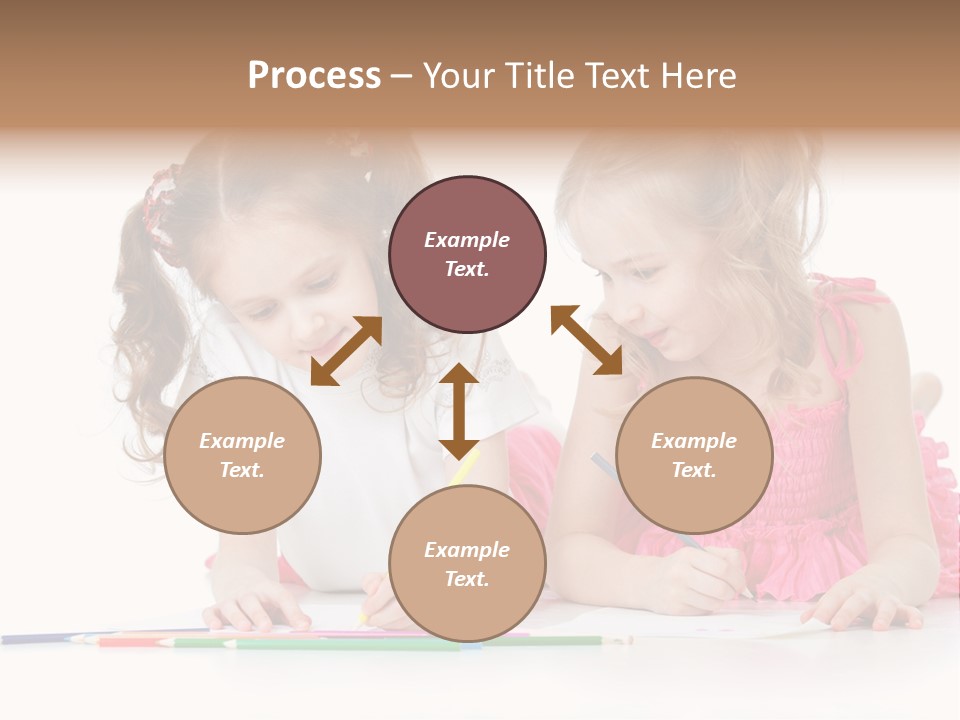 Child Joy Crayon PowerPoint Template