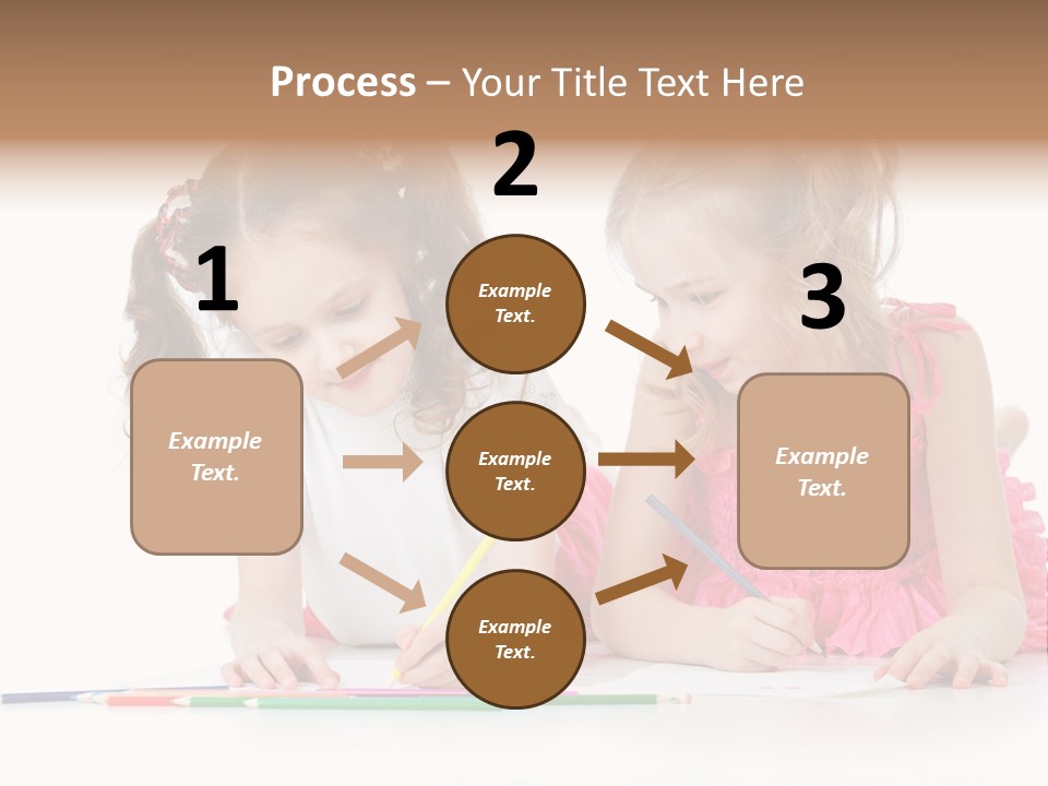 Child Joy Crayon PowerPoint Template