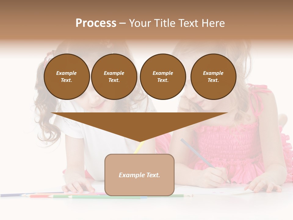 Child Joy Crayon PowerPoint Template