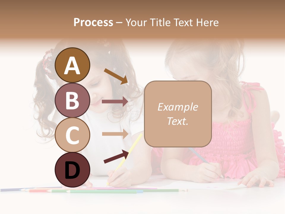 Child Joy Crayon PowerPoint Template