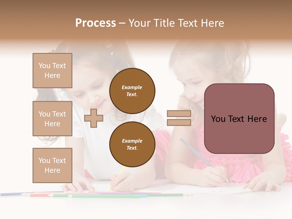 Child Joy Crayon PowerPoint Template