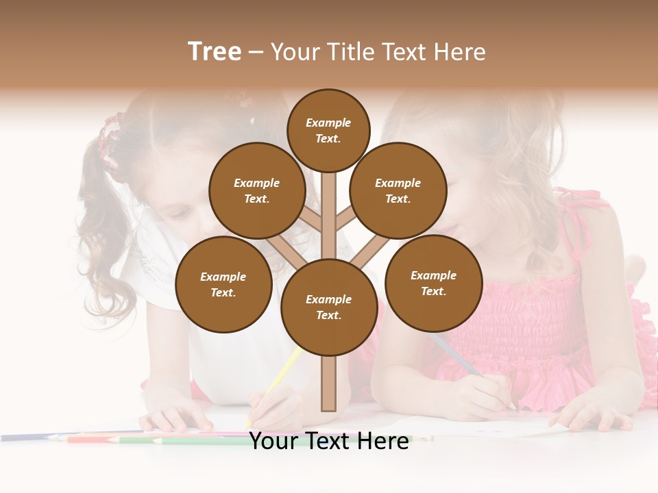 Child Joy Crayon PowerPoint Template