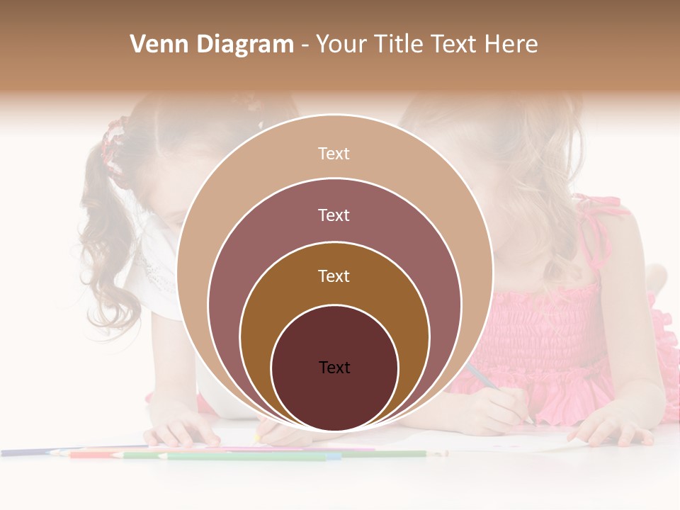 Child Joy Crayon PowerPoint Template