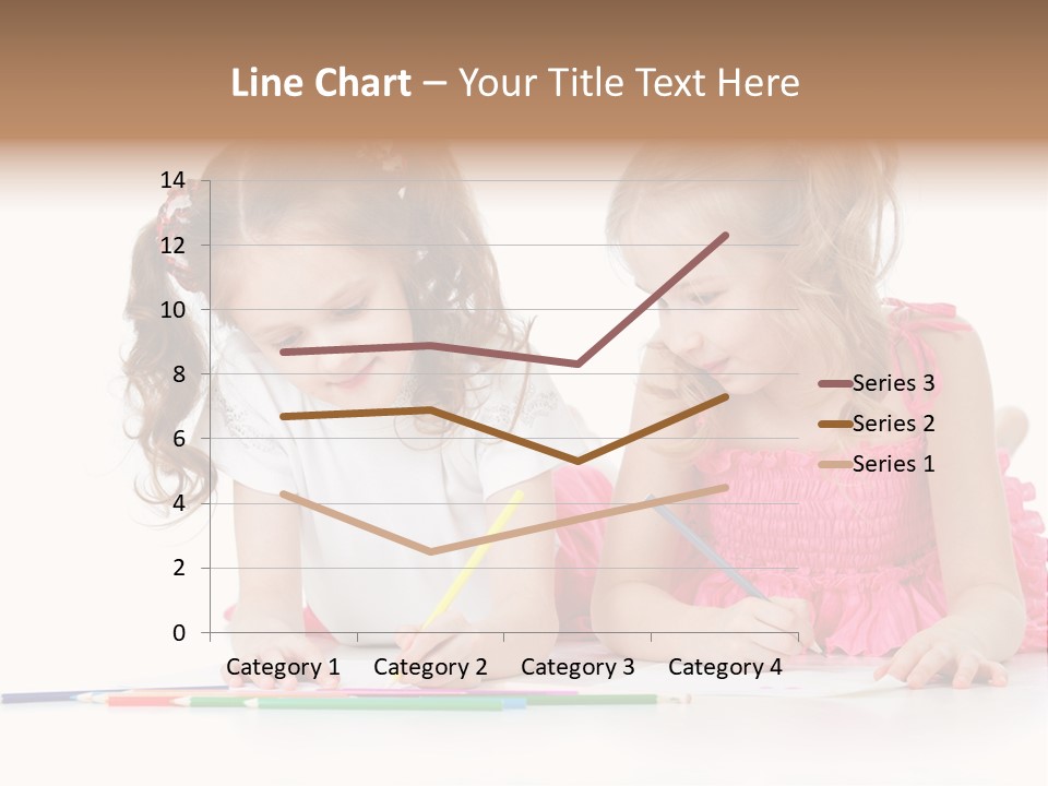Child Joy Crayon PowerPoint Template