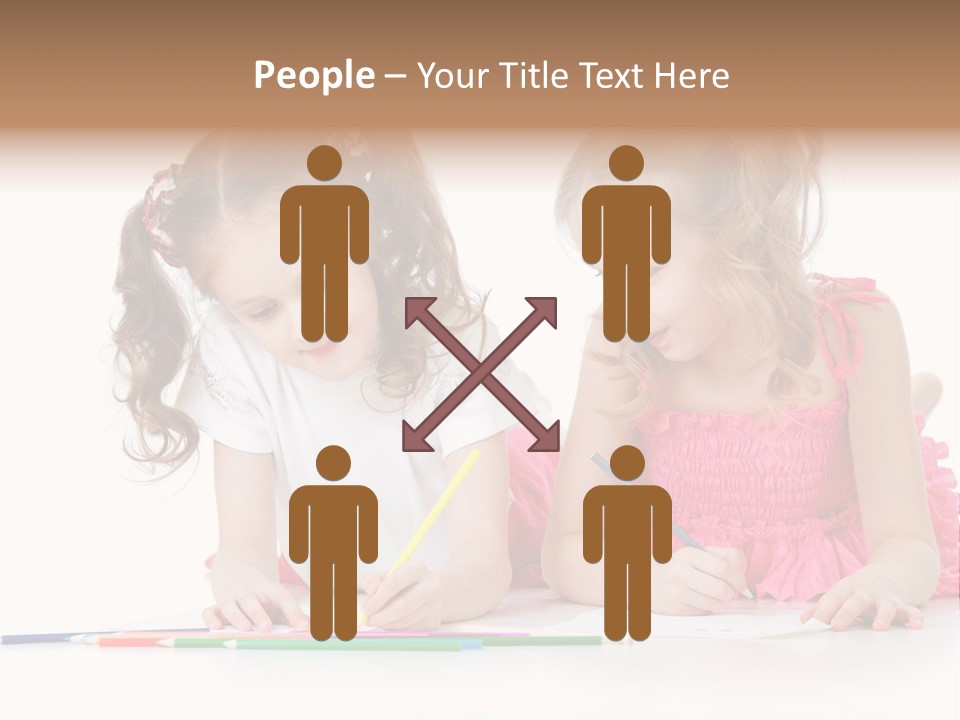 Child Joy Crayon PowerPoint Template