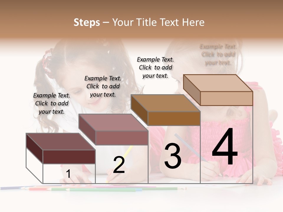 Child Joy Crayon PowerPoint Template