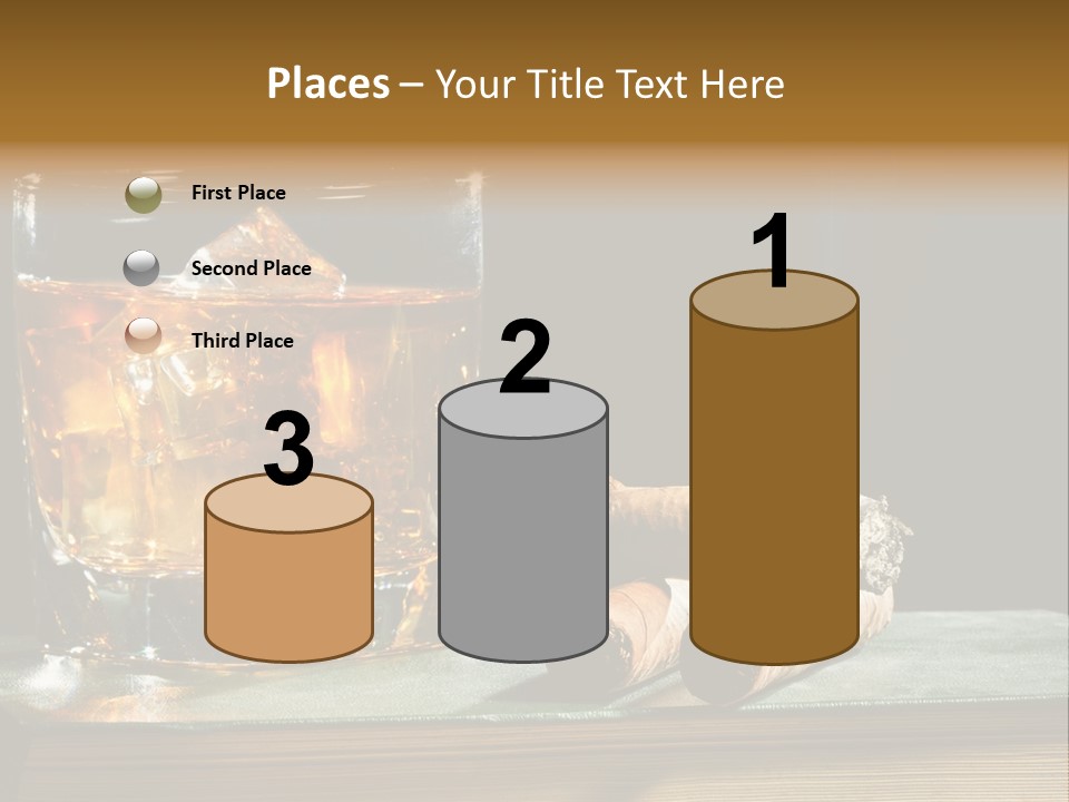 Ice Macro Isolated PowerPoint Template