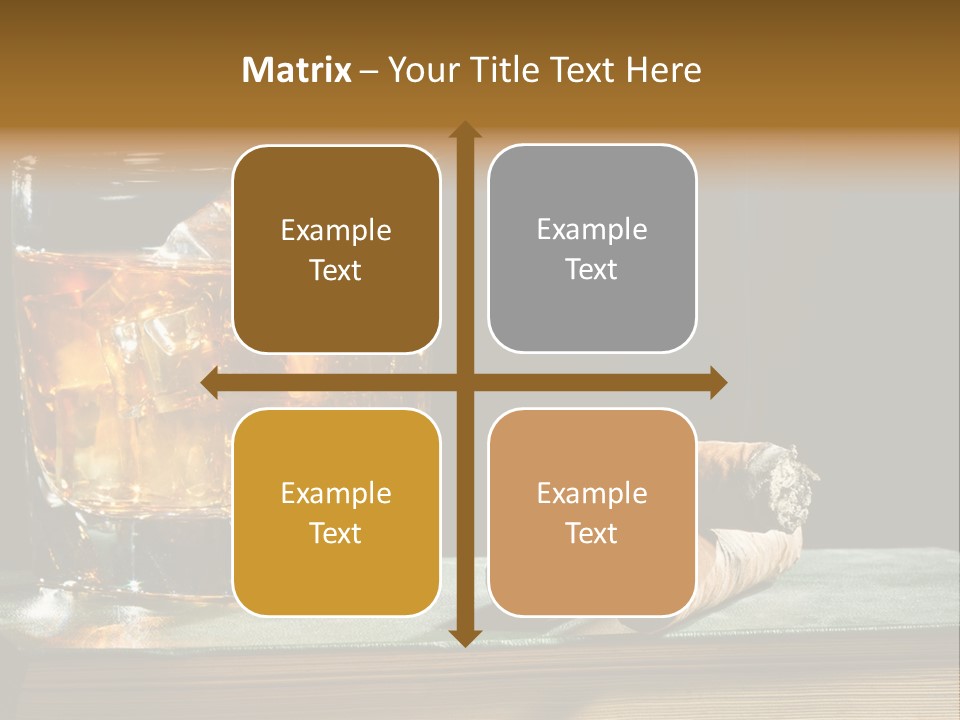 Ice Macro Isolated PowerPoint Template