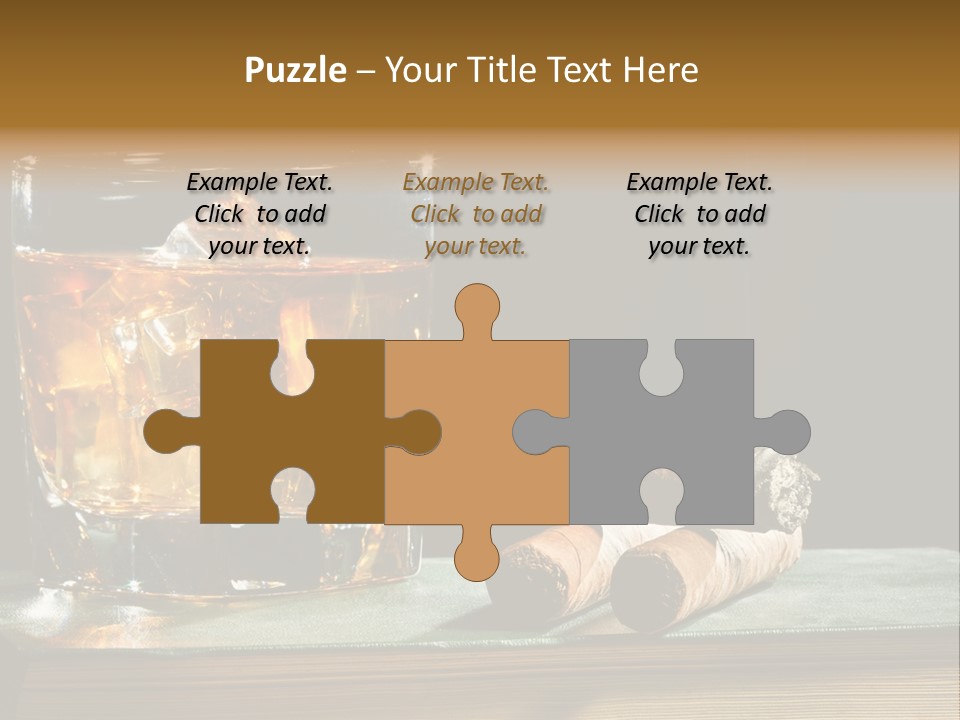 Ice Macro Isolated PowerPoint Template