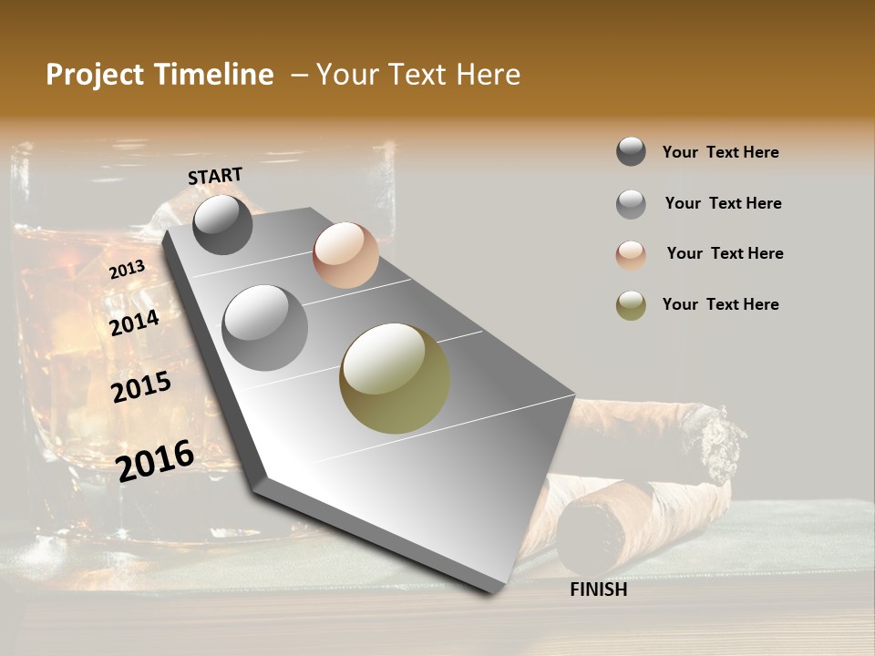 Ice Macro Isolated PowerPoint Template