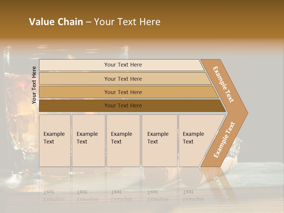 Ice Macro Isolated PowerPoint Template