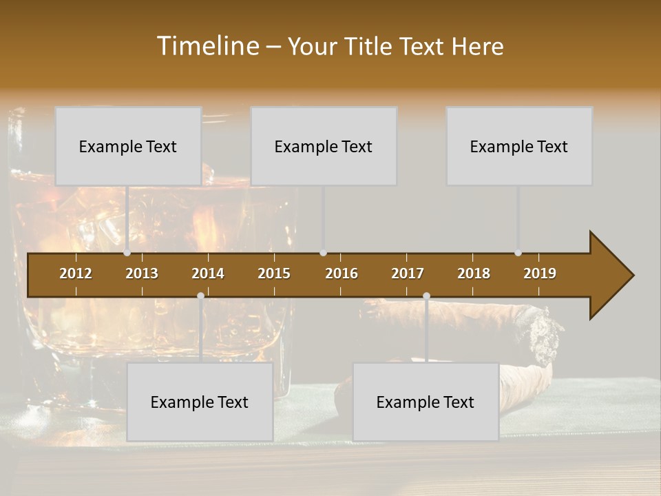 Ice Macro Isolated PowerPoint Template