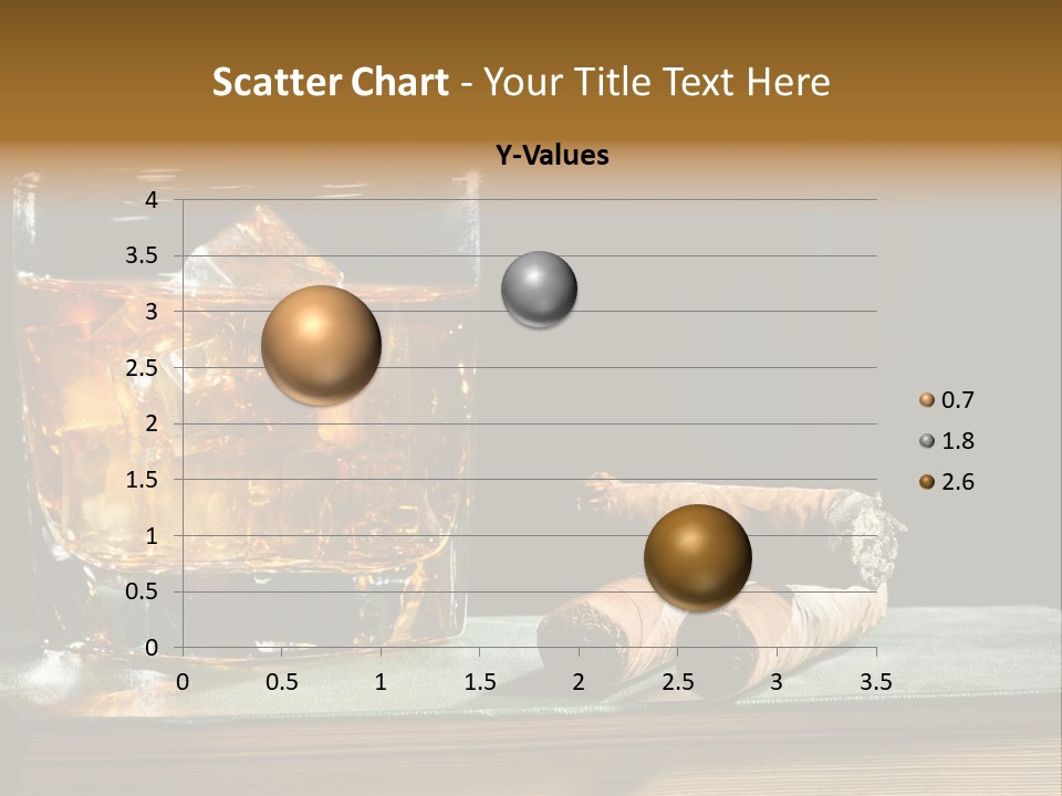 Ice Macro Isolated PowerPoint Template