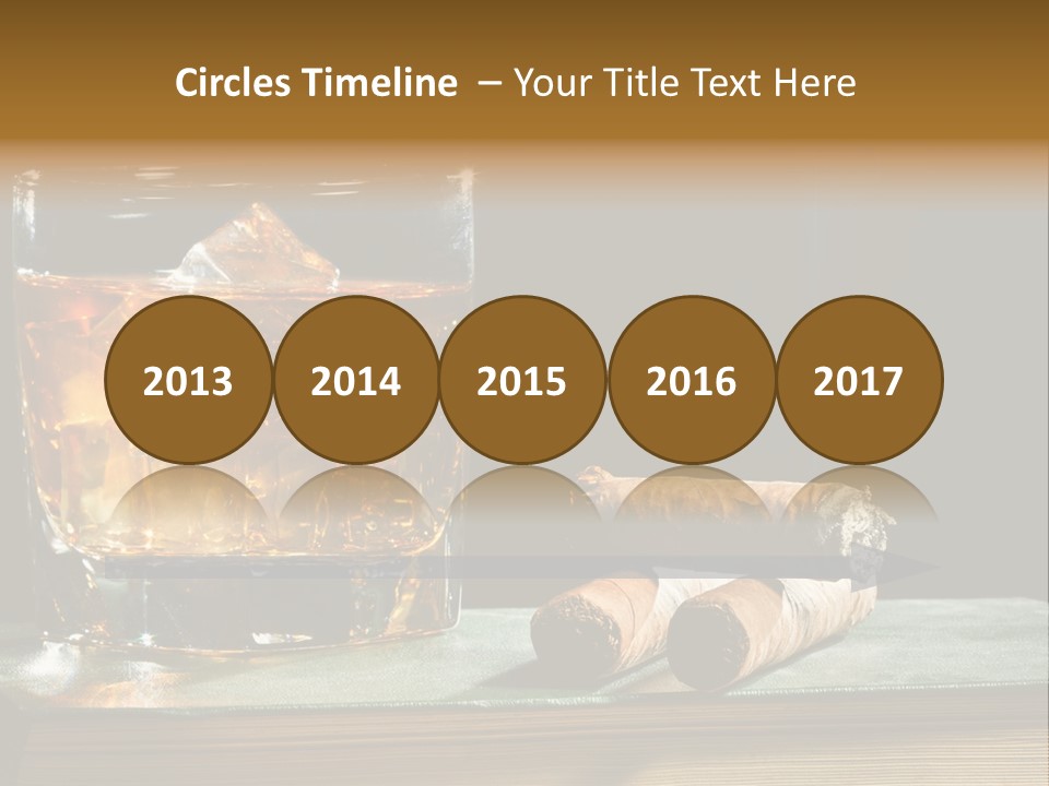 Ice Macro Isolated PowerPoint Template