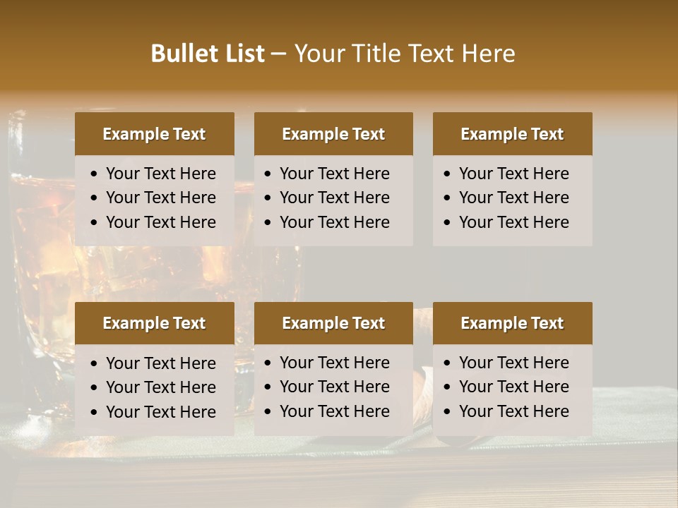 Ice Macro Isolated PowerPoint Template