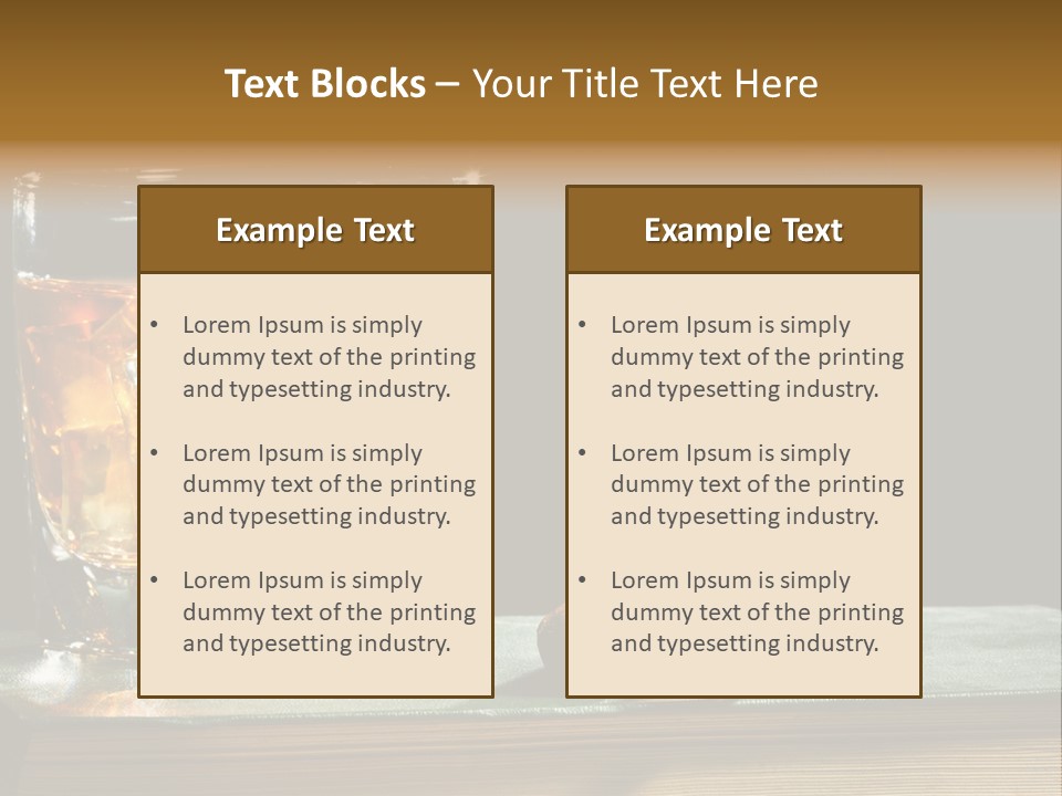 Ice Macro Isolated PowerPoint Template
