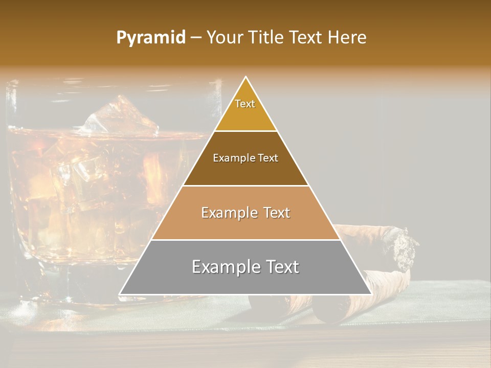 Ice Macro Isolated PowerPoint Template