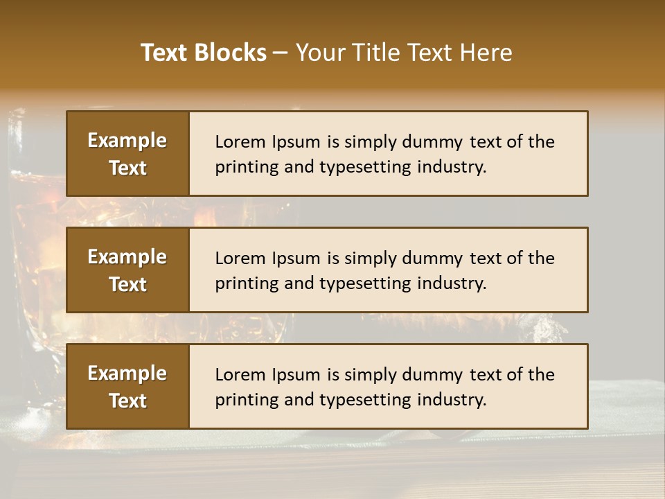 Ice Macro Isolated PowerPoint Template