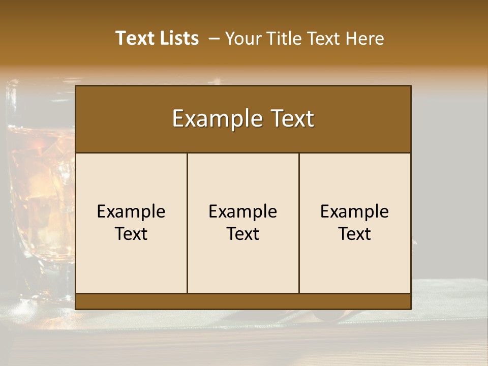 Ice Macro Isolated PowerPoint Template