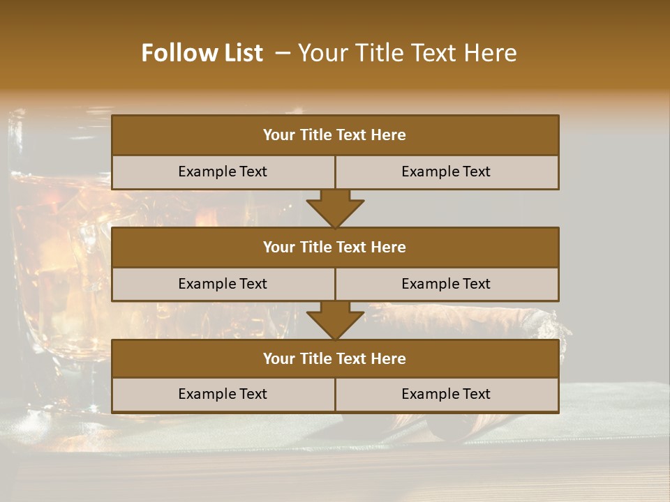 Ice Macro Isolated PowerPoint Template