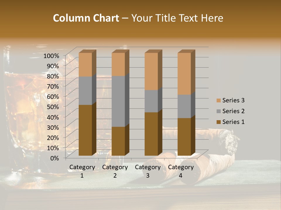 Ice Macro Isolated PowerPoint Template