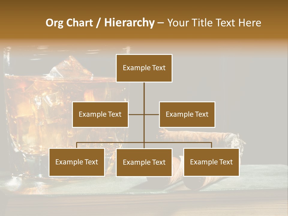 Ice Macro Isolated PowerPoint Template