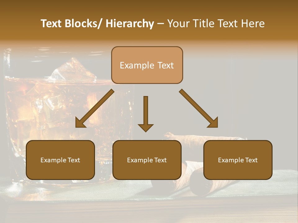 Ice Macro Isolated PowerPoint Template