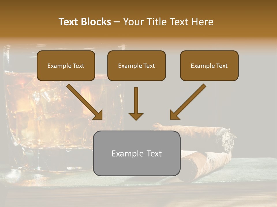 Ice Macro Isolated PowerPoint Template