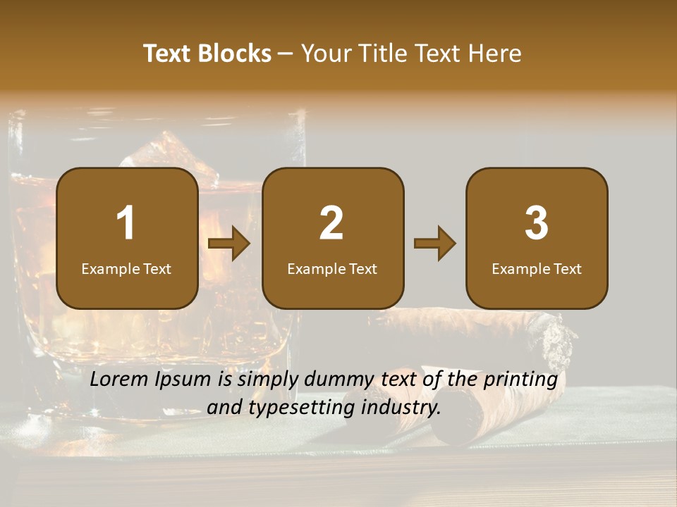 Ice Macro Isolated PowerPoint Template