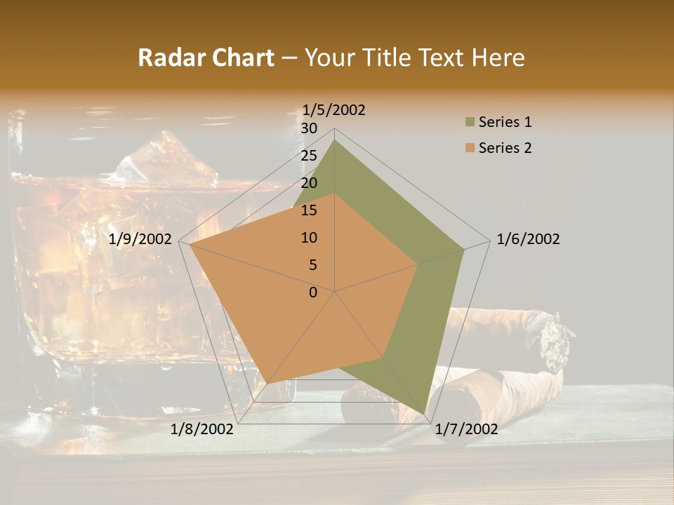 Ice Macro Isolated PowerPoint Template