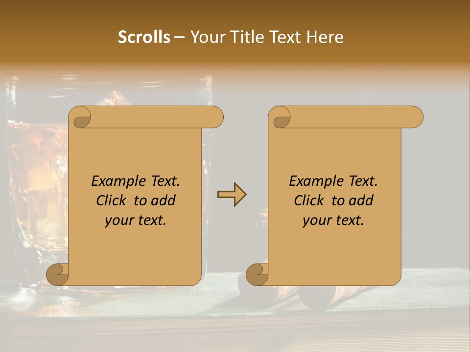 Ice Macro Isolated PowerPoint Template