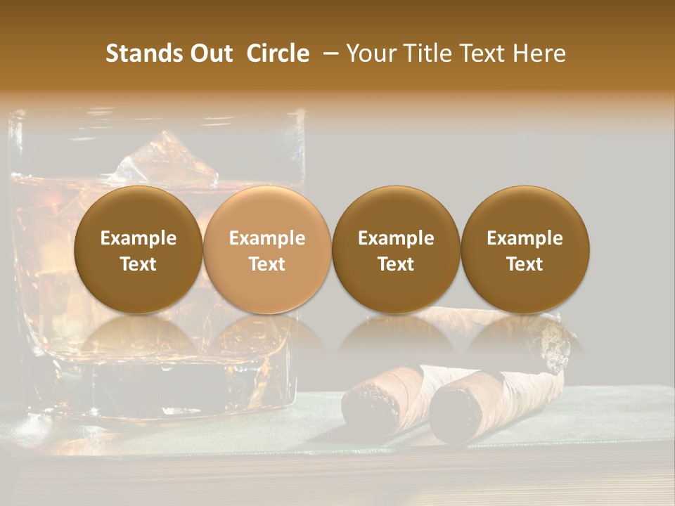 Ice Macro Isolated PowerPoint Template