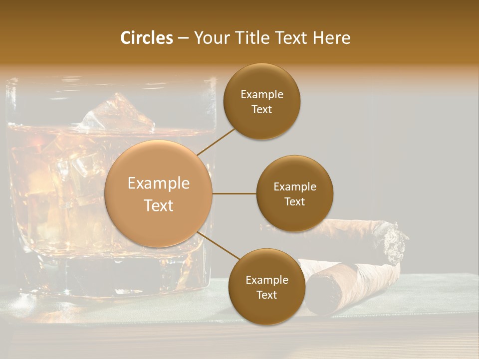 Ice Macro Isolated PowerPoint Template