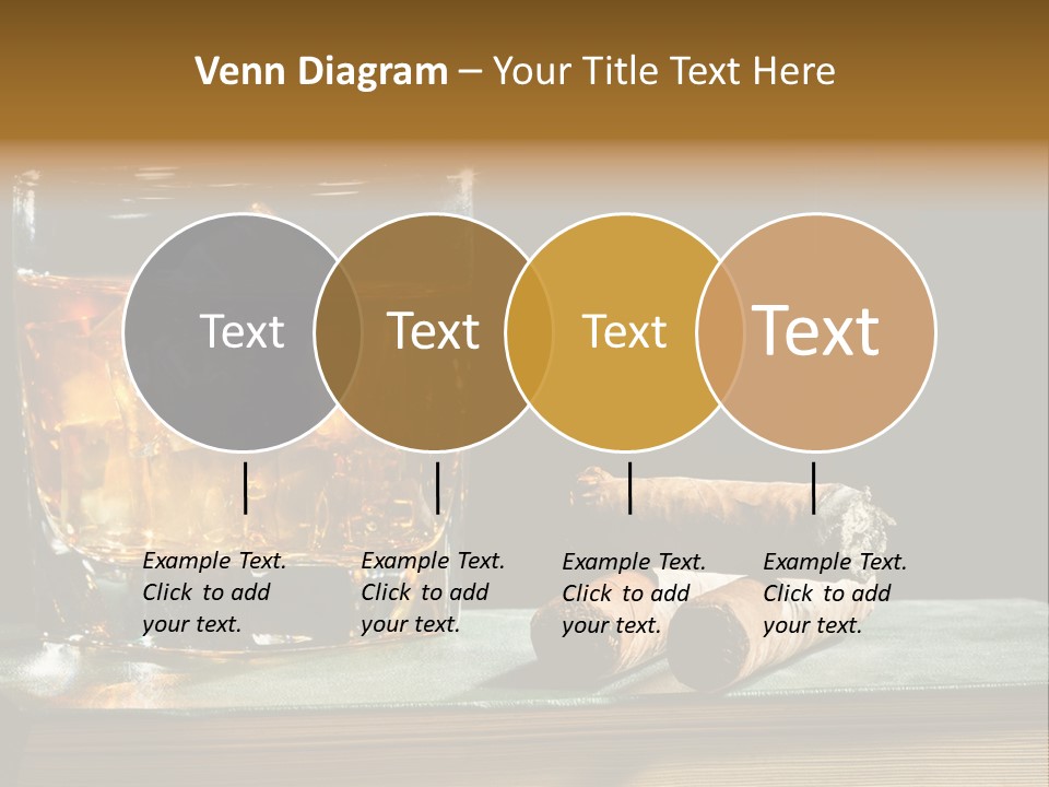 Ice Macro Isolated PowerPoint Template