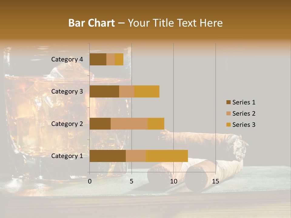 Ice Macro Isolated PowerPoint Template
