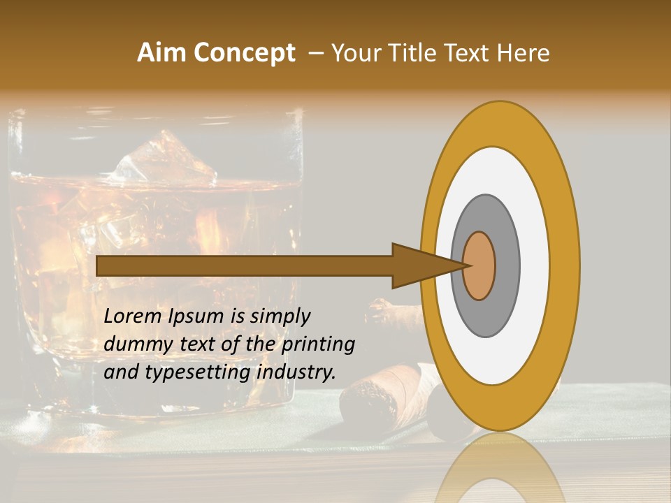 Ice Macro Isolated PowerPoint Template