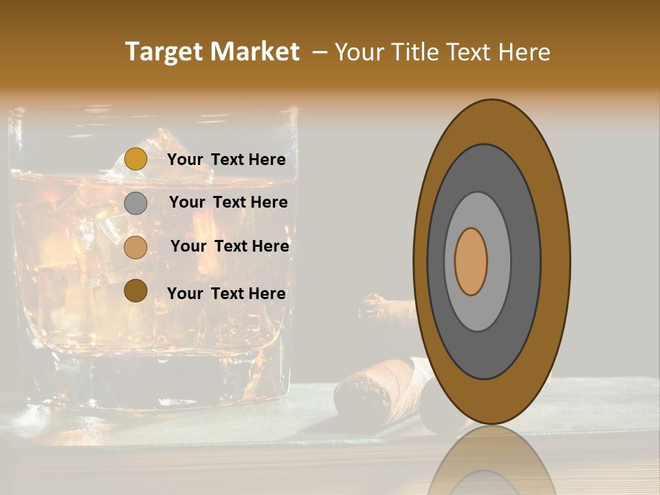 Ice Macro Isolated PowerPoint Template