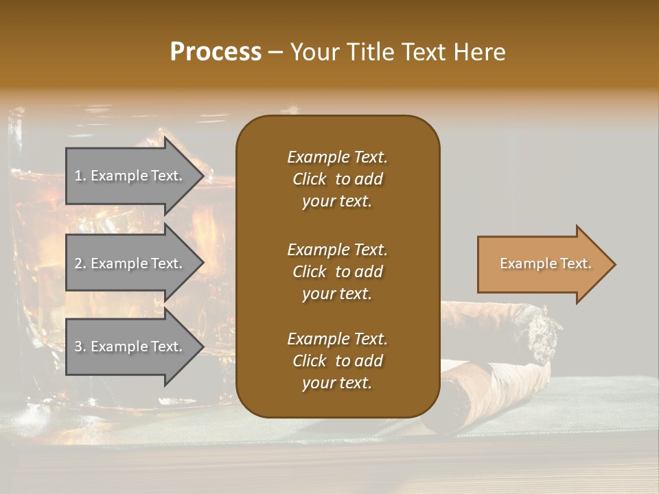 Ice Macro Isolated PowerPoint Template