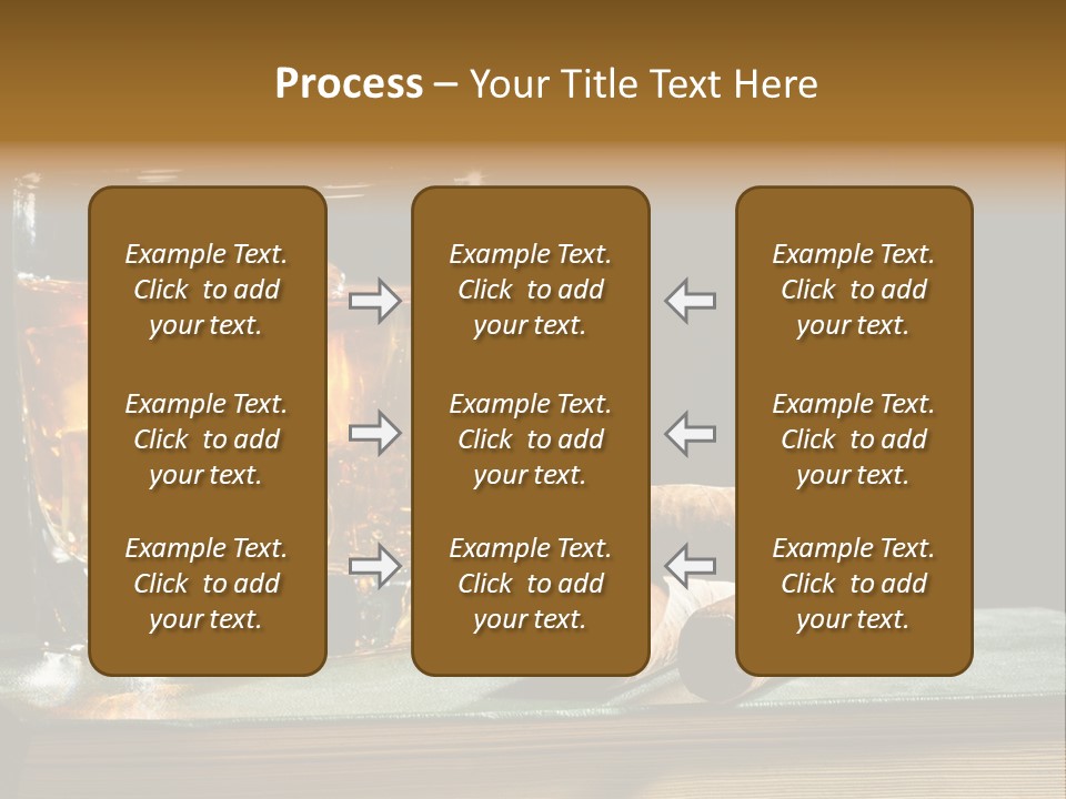 Ice Macro Isolated PowerPoint Template