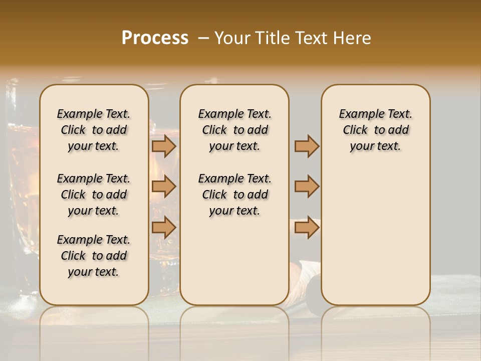 Ice Macro Isolated PowerPoint Template